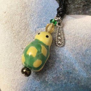 Magic  Turtle  ceramic button choker